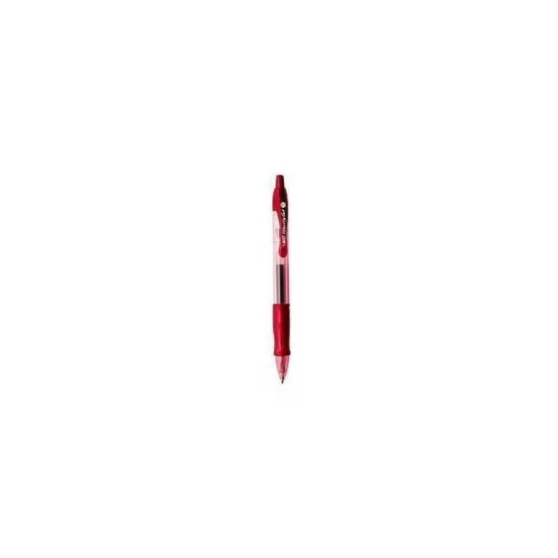 BIC Gelocity – Penne gel a scatto rosse, punta 0,7 mm, confezione da 12