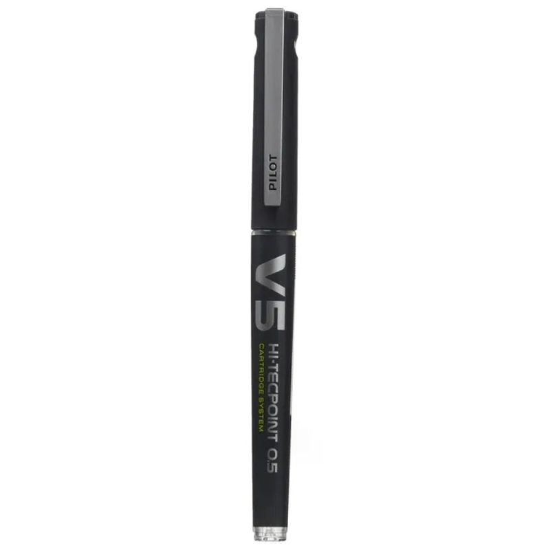 Pilot Hi-Tecpoint V5 – Penne Roller Nere, Confezione da 10