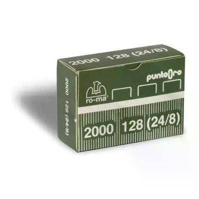 RO-MA 128 – 2000 punti metallici dorati 24/8 RO-MA 128 – 2000 punti metallici dorati 24/8