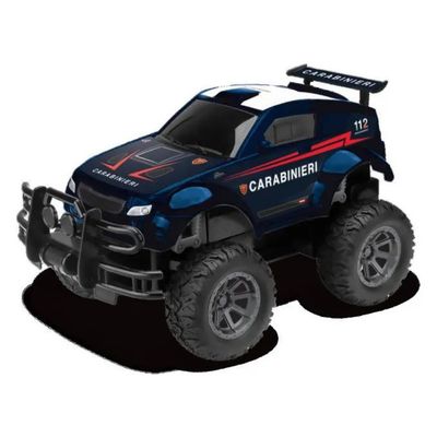 RE.EL TOYS Auto radiocomandata Carabinieri RE.EL TOYS 1:16 con grandi pneumatici