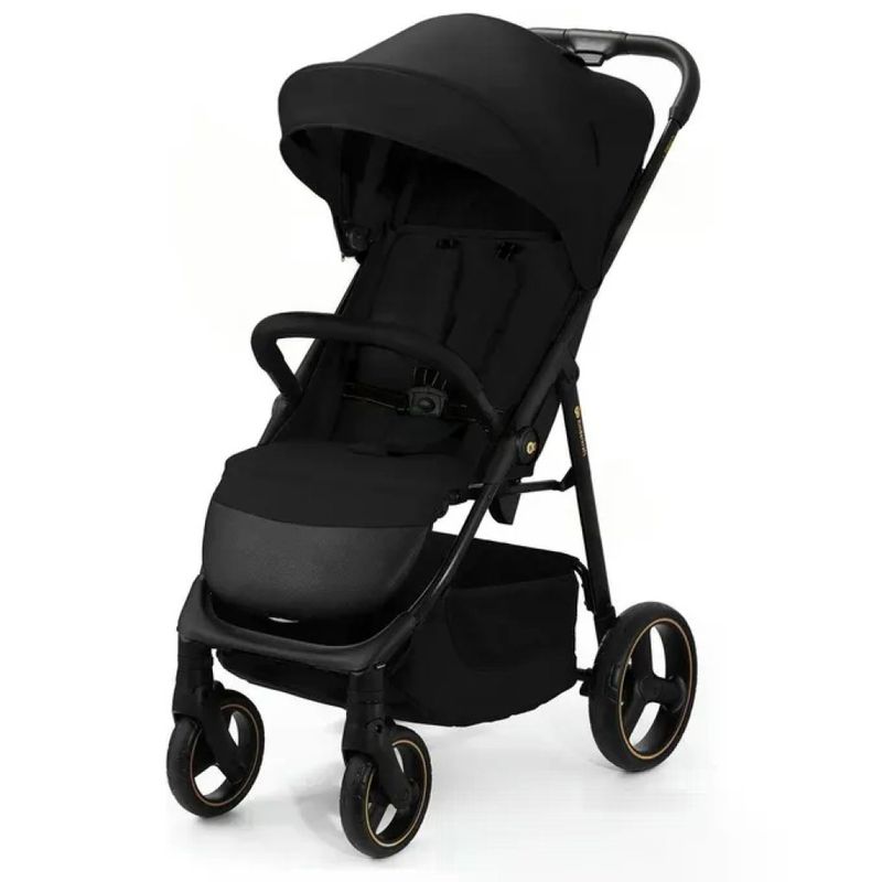 Kinderkraft KSTRIG03BLK0000 Trig 3 Passeggino Leggero 4 Ruote Pieghevole Cinture 5 Punti Fino a 22 Kg colore