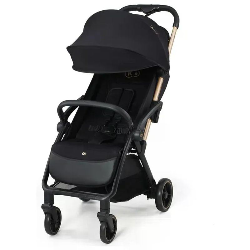 Kinderkraft KSAPIN00BLK0000 Apino Passeggino Leggero 4 Ruote 22 Kg Pieghevole Auto Folding Schienale 4