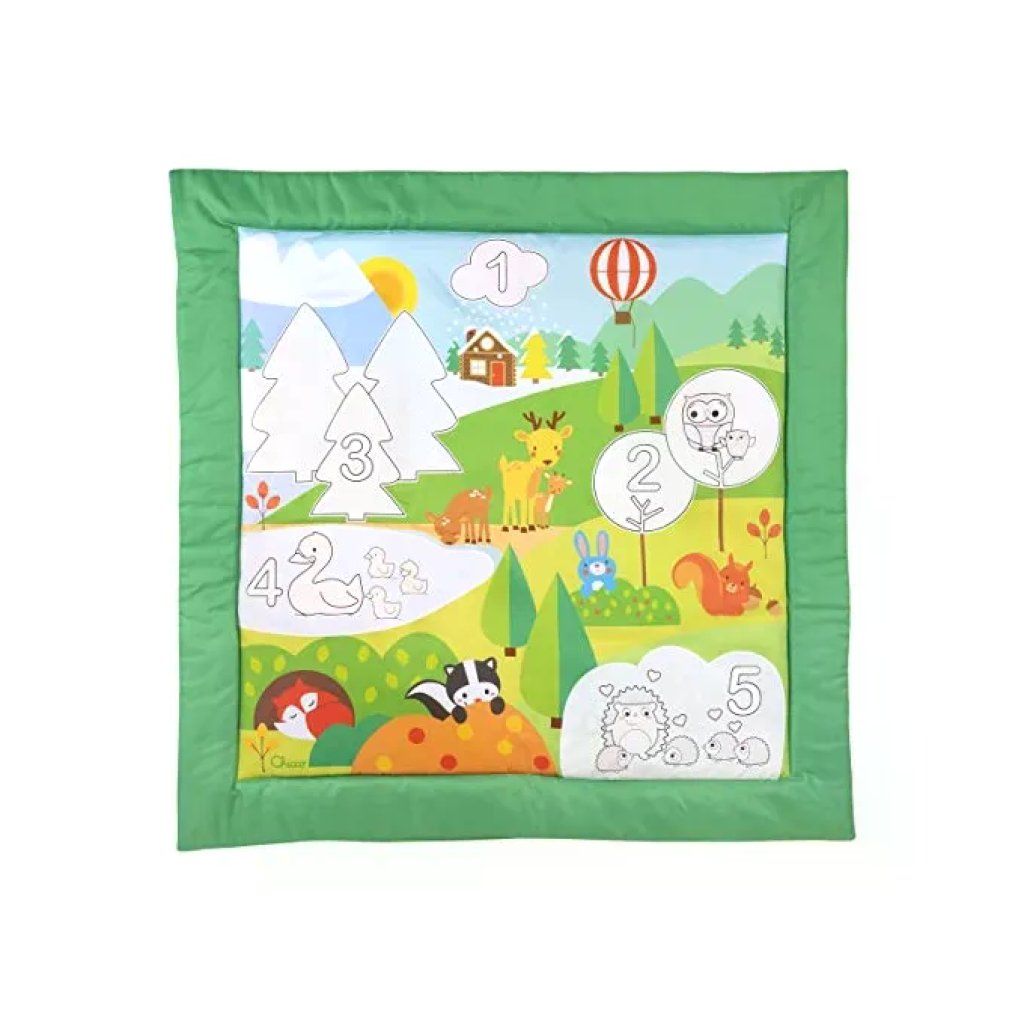 Chicco Magic Forest – Tappeto da Colorare con Pennarello Magico, 80 × 80 cm Chicco Magic Forest – Tappeto da Colorare con Pennarello Magico, 80 × 80 cm