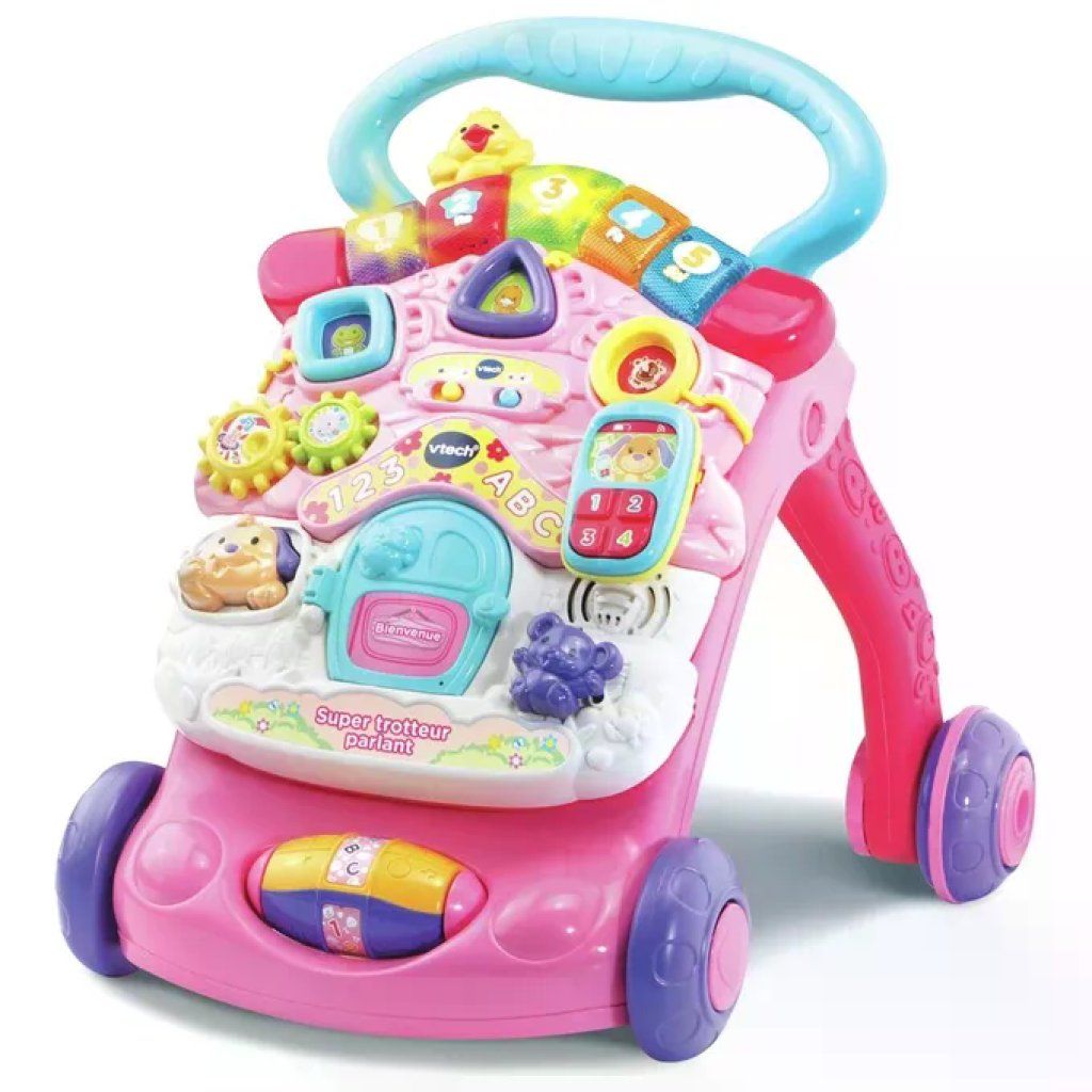 VTech Super Primi Passi 2 in 1 Rosa con Tavolino Attività