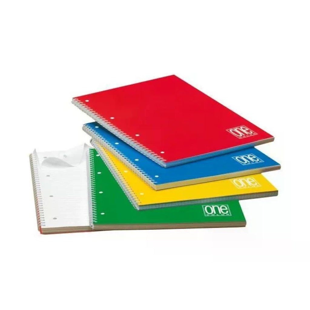 Blasetti One Color Forato, confezione da 5 quaderni a spirale, 22 × 29,7 cm Blasetti One Color Forato, confezione da 5 quaderni a spirale, 22 × 29,7 cm