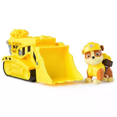 Paw Patrol Bulldozer di Rubble con Personaggio
