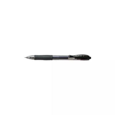 Pilot G-2 Penne Gel a Scatto 0,7 mm Nere, Confezione da 12