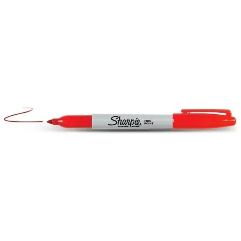Sharpie Cf12marcat fine p Tonda Rosso