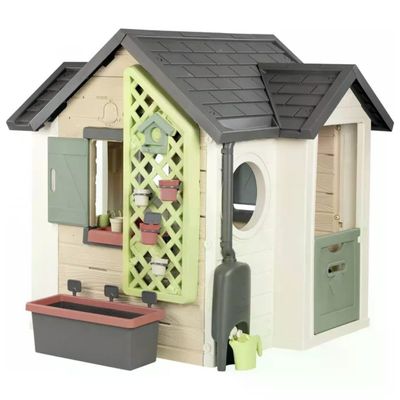 Smoby Garden House 810408 – Casetta da giardino per bambini con accessori