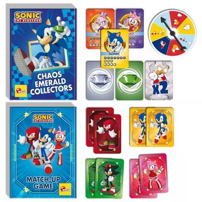 LISCIANI Sonic – Set 2 giochi di carte in uno