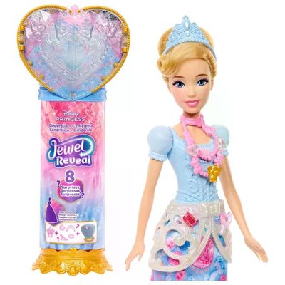 Mattel Disney Princess Cenerentola Jewel Reveal con 9 Accessori Mattel Disney Princess Cenerentola Jewel Reveal con 9 Accessori