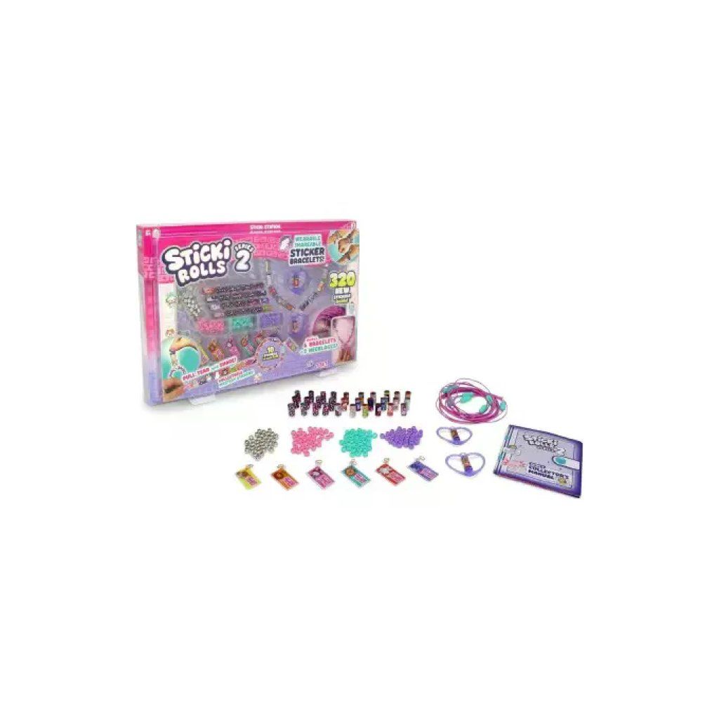 Ravensburger Sticki Rolls 2 – Kit creativo per braccialetti e collane, 5+ anni Ravensburger Sticki Rolls 2 – Kit creativo per braccialetti e collane, 5+ anni