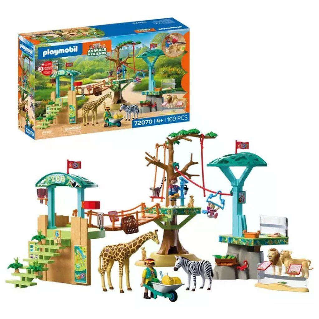 PLAYMOBIL Animals and Friends 72070 – Zoo Parco Avventura con Animali