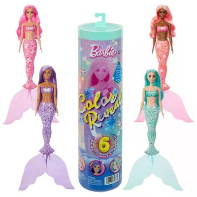 Barbie Color Reveal Sirena Tesori del Mare con 6 Sorprese