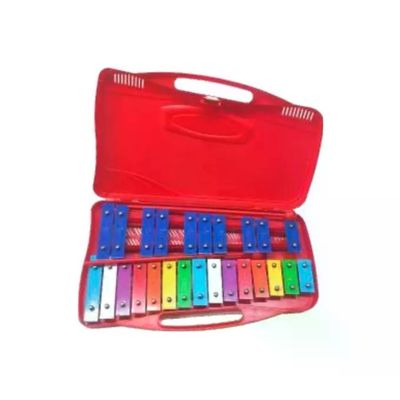 Alysee MT25-C-RD Metallofono Cromatico a 25 Note Rosso