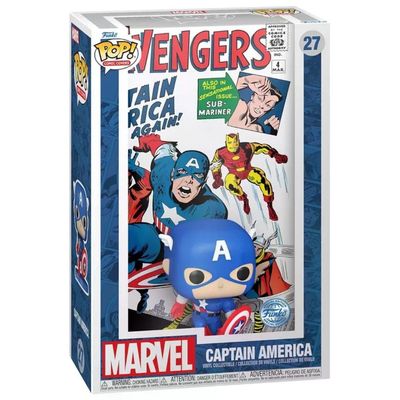 Funko Pop! Comic Cover Marvel Avengers Captain America #27