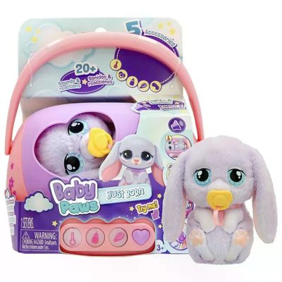IMC Toys Baby Paws Just Born Bunny – Coniglietto Interattivo