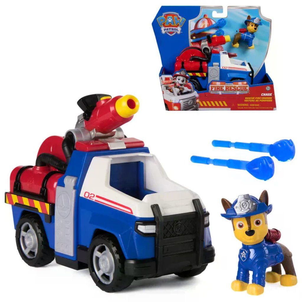 Spin Master Paw Patrol Veicolo Antincendio di Chase con Personaggio e Lanciamissili Spin Master Paw Patrol Veicolo Antincendio di Chase con Personaggio e Lanciamissili