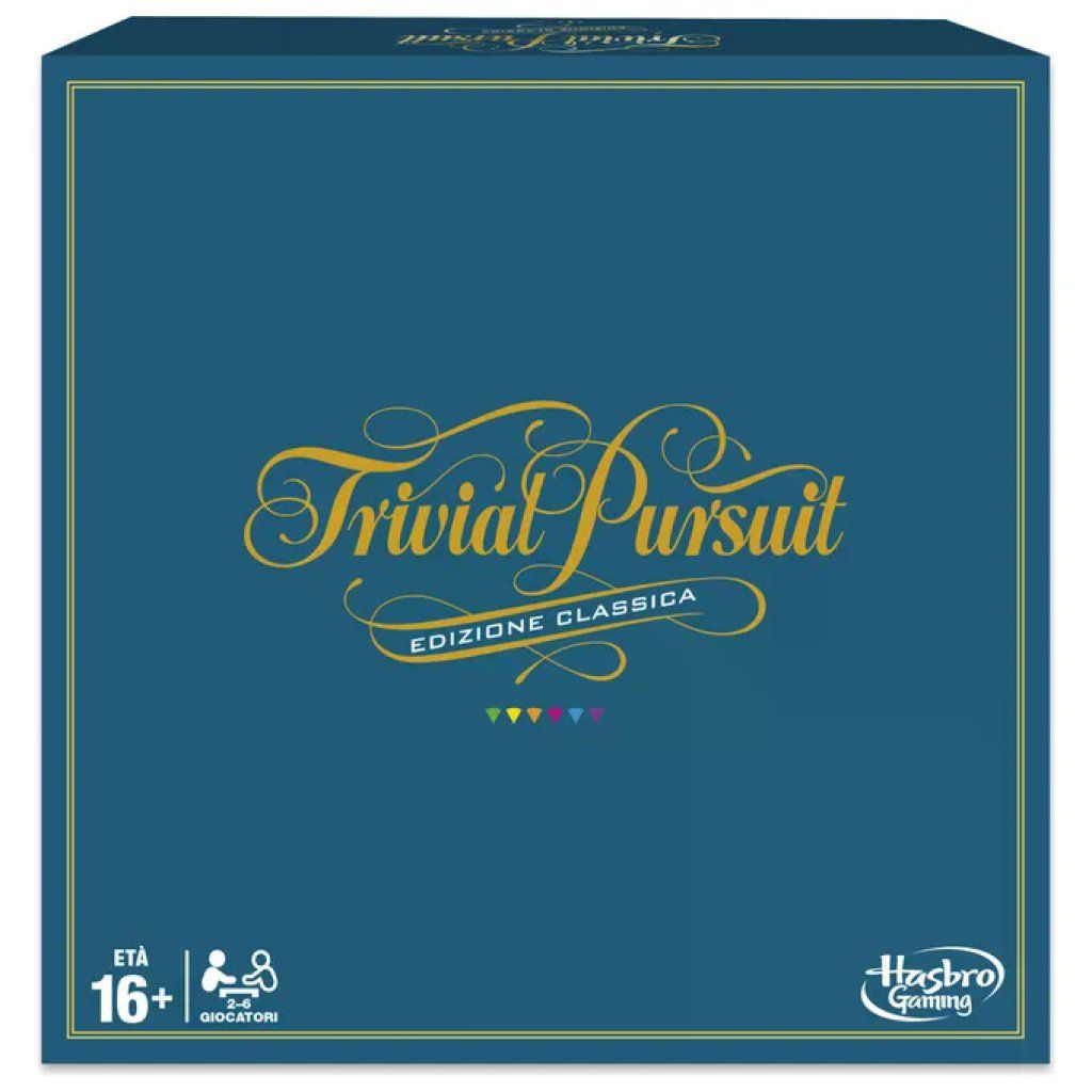 Hasbro Gaming C1940103 Trivial Pursuit Edizione Classica Gioco da Tavolo Quiz da 2 a 6 Giocatori da 16