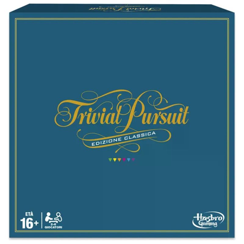 Hasbro Gaming C1940103 Trivial Pursuit Edizione Classica Gioco da Tavolo Quiz da 2 a 6 Giocatori da 16