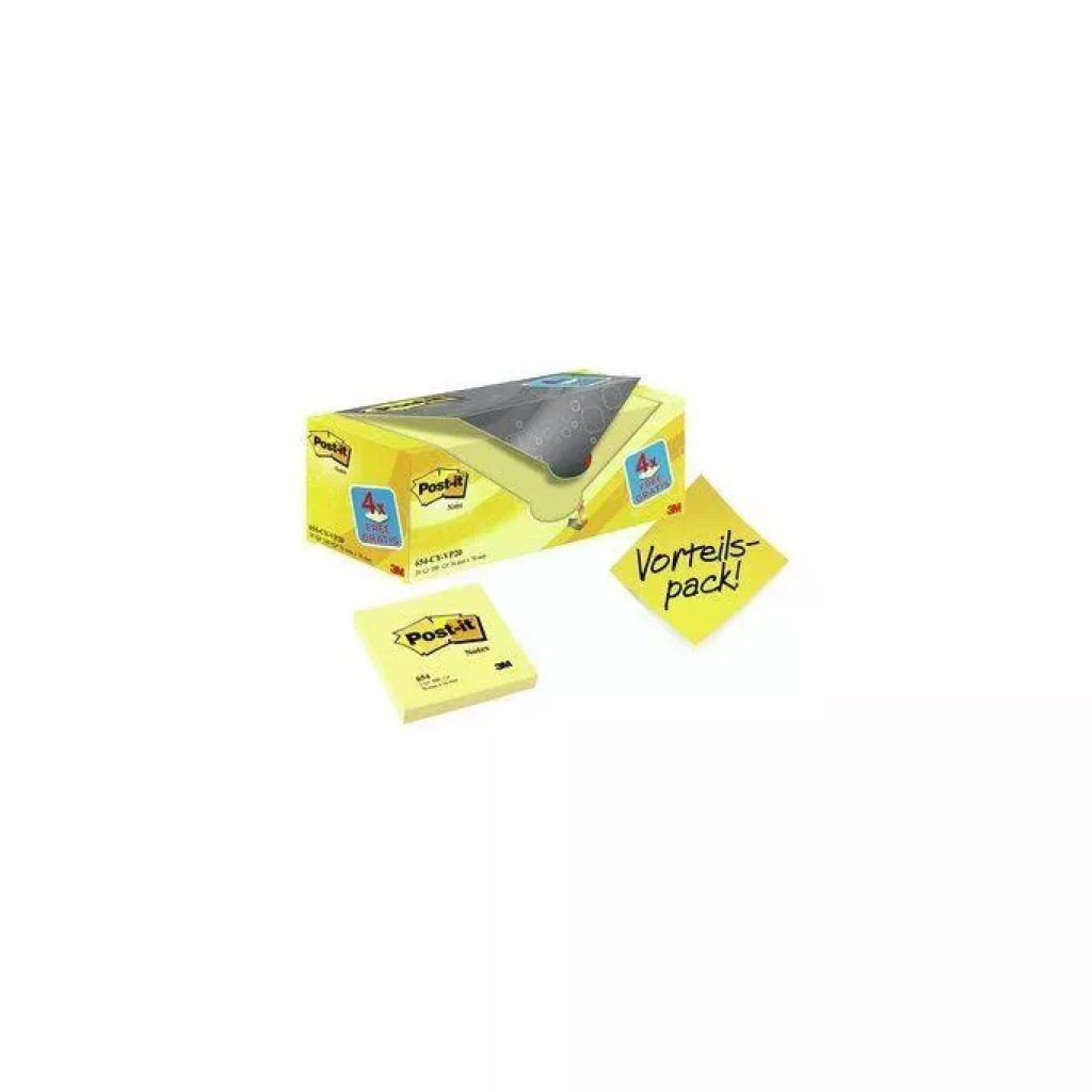 Post-it Value Pack 20 blocchetti gialli 76 x 76 mm