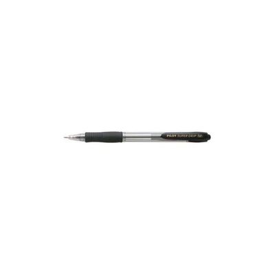 Pilot Super Grip – Confezione da 12 penne a sfera nere