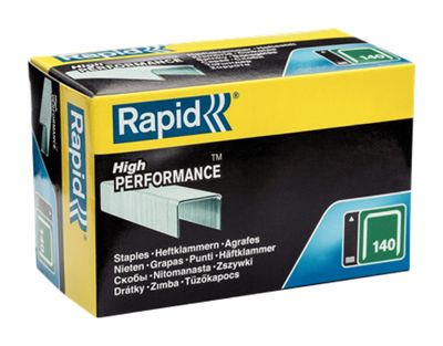 Rapid 140 – Graffette a filo piatto da 10 mm, 5.000 pezzi