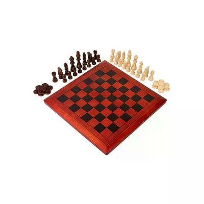 Spin Master Scacchi e Dama – Set 2 giochi in legno