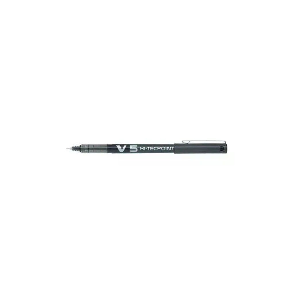 Pilot V5 Hi-Tecpoint – Confezione da 12 Roller Neri Pilot V5 Hi-Tecpoint – Confezione da 12 Roller Neri