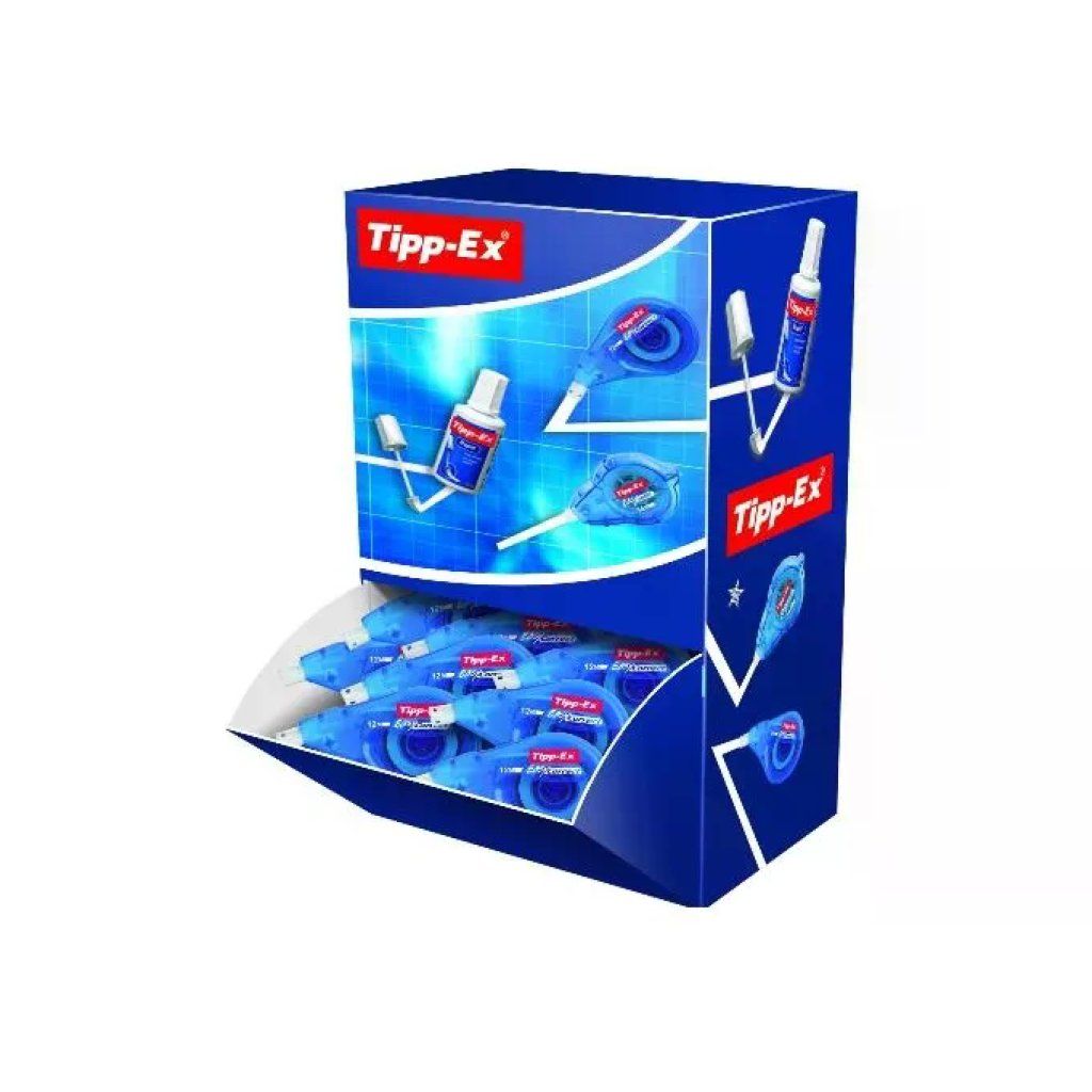 BIC Tipp-Ex Easy Correct Correttore a Nastro 4,2 mm x 12 m, Bianco, Confezione da 20