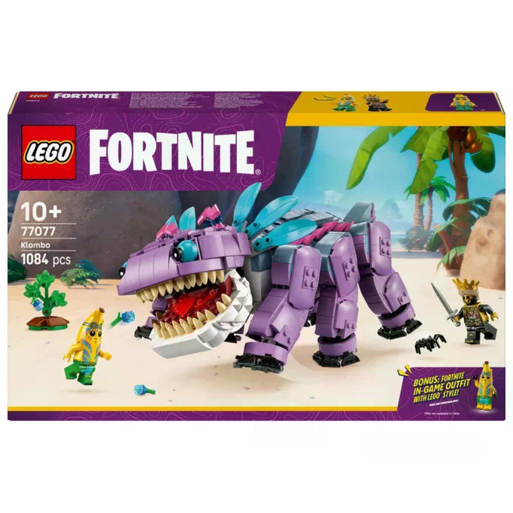 Lego Fortnite Klombo Set costruzioni 1084 pezzi Include 2 minifigure 77077 Lego Fortnite Klombo Set costruzioni 1084 pezzi Include 2 minifigure 77077
