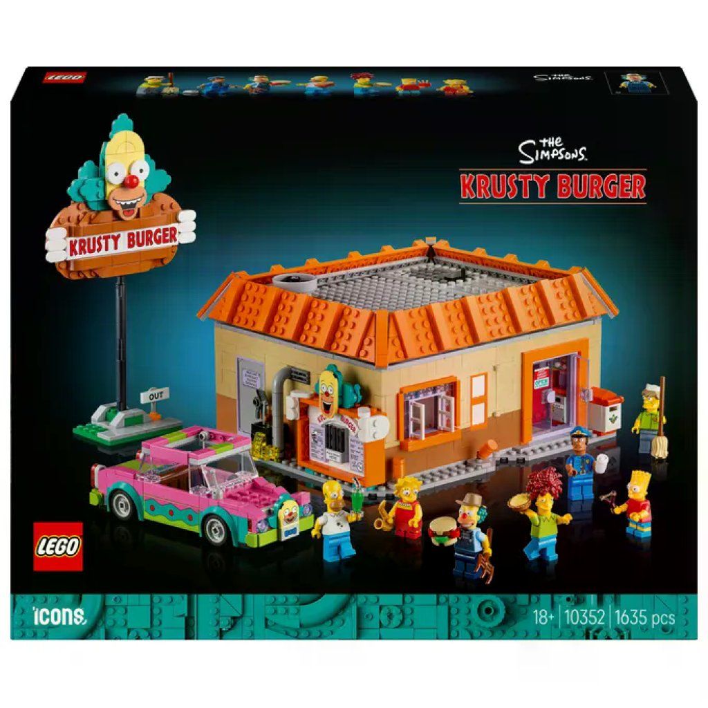 LEGO Icons The Simpsons Krusty Burger – Set da 1.635 pezzi LEGO Icons The Simpsons Krusty Burger – Set da 1.635 pezzi