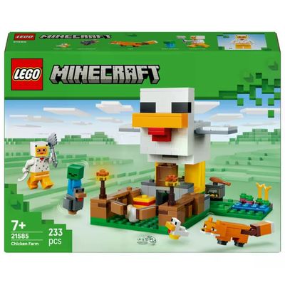 LEGO Minecraft Fattoria di Galline 21585 – Set da 233 pezzi LEGO Minecraft Fattoria di Galline 21585 – Set da 233 pezzi