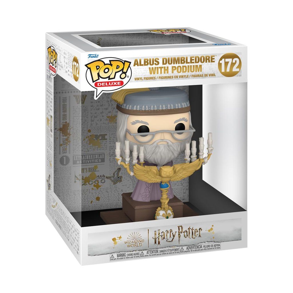 Funko Pop! Deluxe Harry Potter: Albus Silente con Podio #172