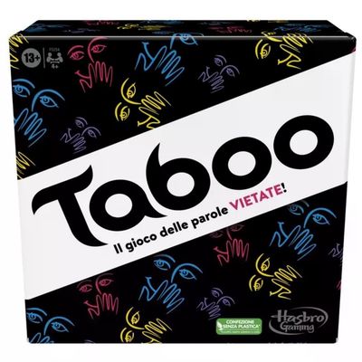 Hasbro Taboo – Gioco di parole da tavolo, 4+ giocatori, 13+ anni