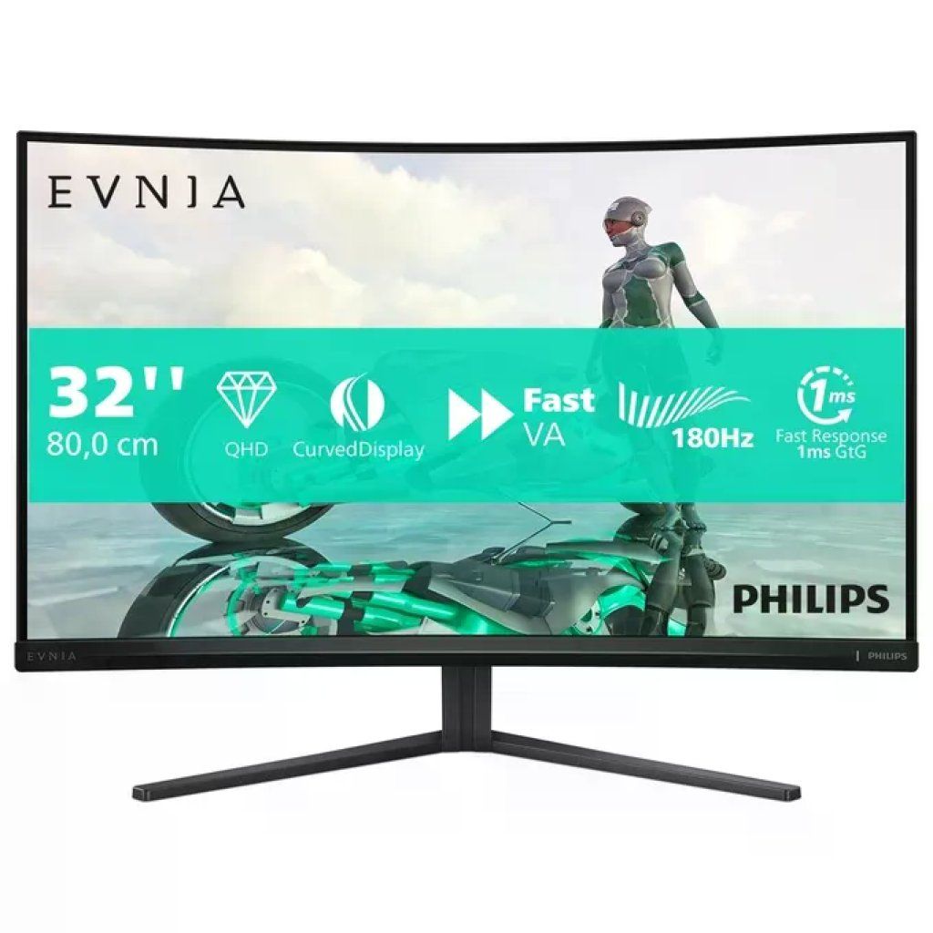 Philips Evnia 32M2C3500L Monitor Gaming Curvo QHD 180 Hz