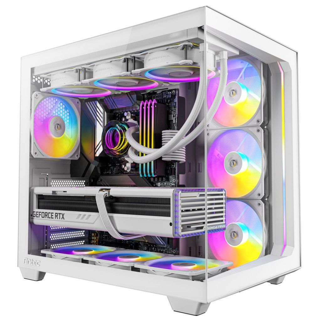 Antec C5 ARGB White – Case PC Midi Tower con 7 ventole PWM