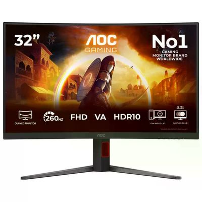AOC C32G4Z Monitor Gaming Curvo 31,5 AOC C32G4Z Monitor Gaming Curvo 31,5" Full HD 260 Hz