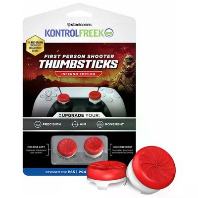 SteelSeries KontrolFreek FPS Inferno Thumbsticks per PS4 e PS5 – Rosse SteelSeries KontrolFreek FPS Inferno Thumbsticks per PS4 e PS5 – Rosse