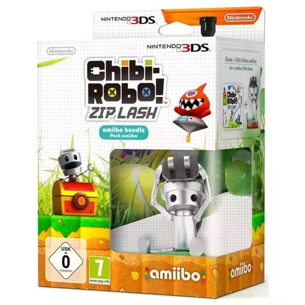 NINTENDO Chibi-Robo! Zip Lash Bundle per Nintendo 3DS con amiibo