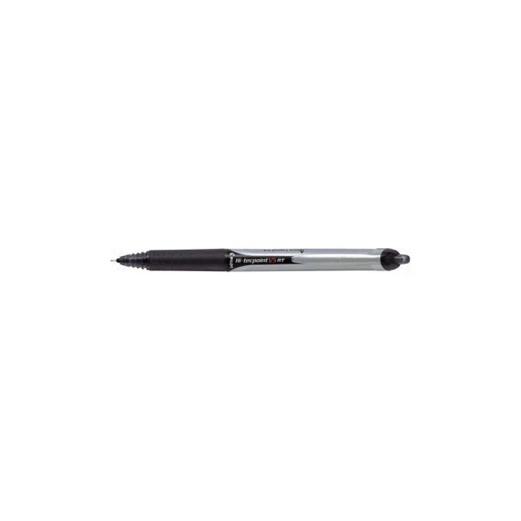 Pilot Hi-Tecpoint V5 RT Penna Roller a Scatto Nera, Punta 0,5 mm, Confezione da 12 Pilot Hi-Tecpoint V5 RT Penna Roller a Scatto Nera, Punta 0,5 mm, Confezione da 12
