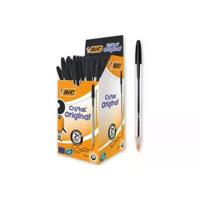 BIC Cristal Glacé – 20 penne a sfera, punta media 1 mm, blu e nero BIC Cristal Glacé – 20 penne a sfera, punta media 1 mm, blu e nero