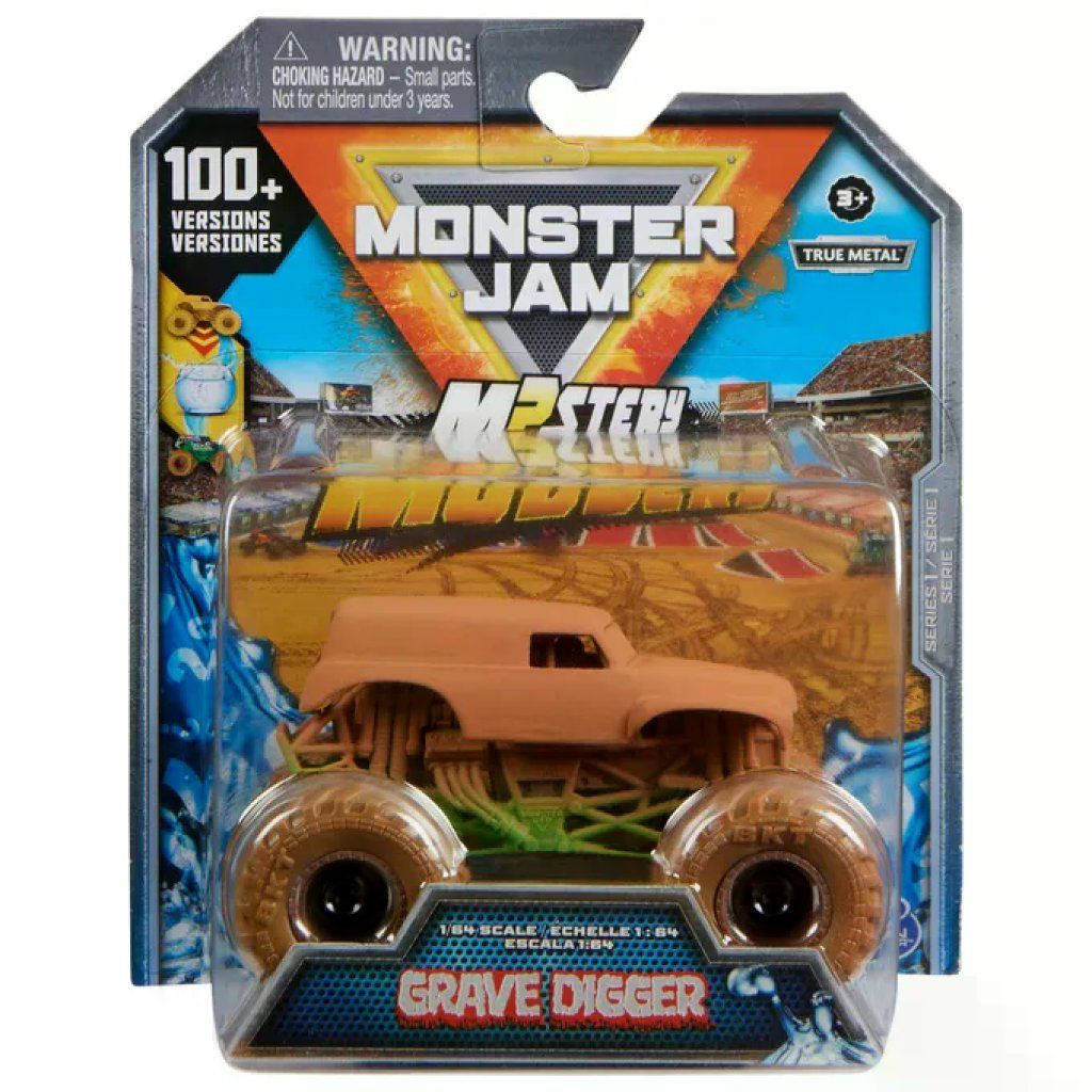SPIN MASTER Monster Jam Grave Digger Mystery Mudders Die-Cast 1:64