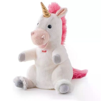 Trudi Marionetta Unicorno in Peluche, Taglia S, Bianca