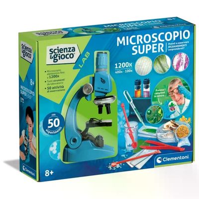 Clementoni Scienza e Gioco Lab Microscopio Super 1200X