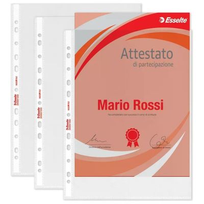 Esselte Office – 100 buste portadocumenti ruvide 22 × 33 cm