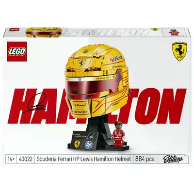 LEGO Casco di Lewis Hamilton Scuderia Ferrari HP, set da 884 pezzi