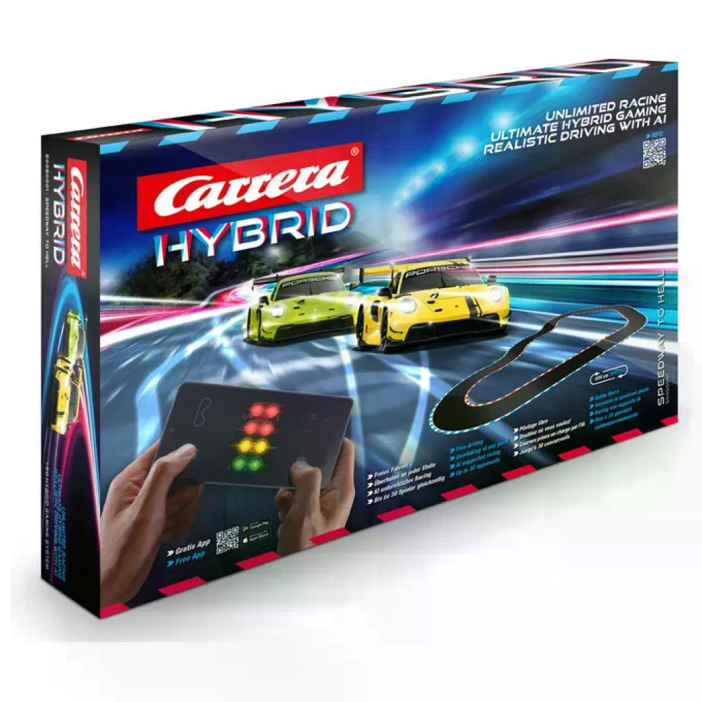 Carrera HYBRID Speedway to Hell – Set pista con 2 auto in scala 1:50