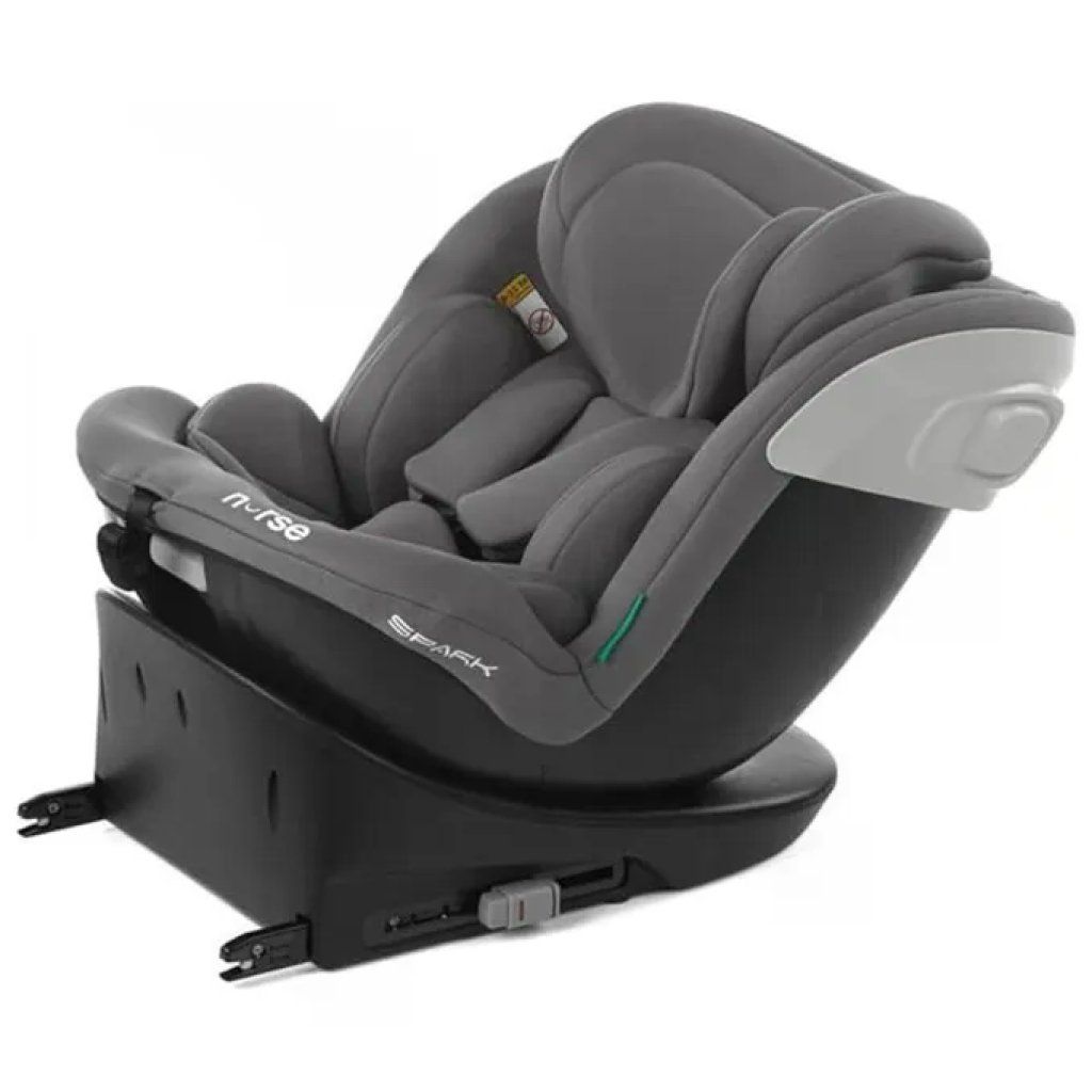 NURSE Scala Seggiolino Auto i-Size Girevole 360° Nero, 40-150 cm