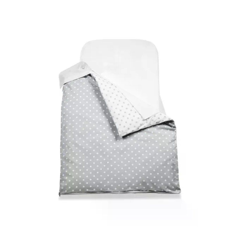 Italbaby Set Piumino con Sacco per Culla Next2Me Pois Grey